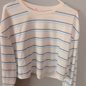 ROMWE/SHEIN cropped long sleeve shirt